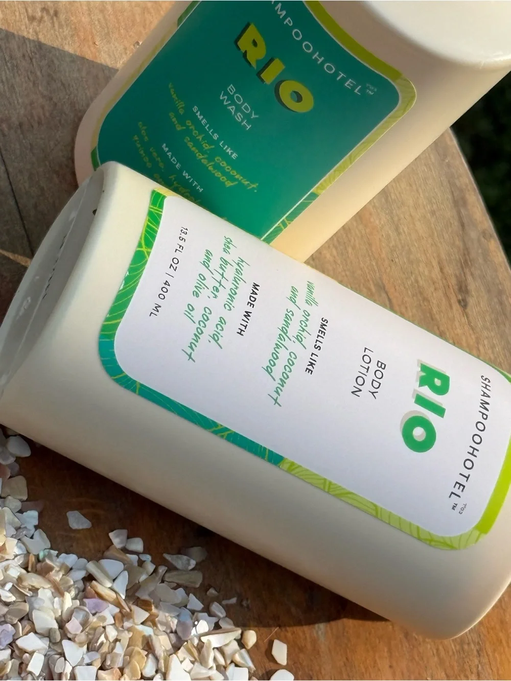 RIO Body Wash & Lotion Set with Bag
